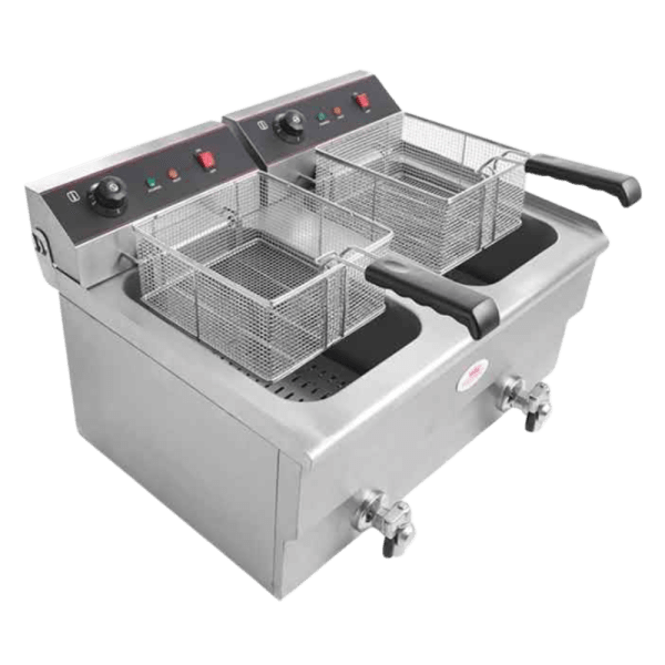 Double Tank Deep Fryer 10+10L