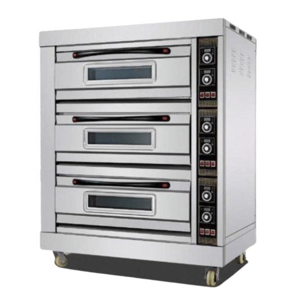 Electric Oven 3 Deck 6 Trays