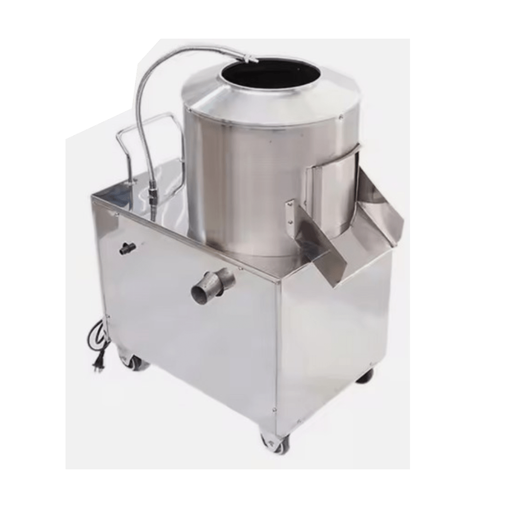 Electric Potato Washer & Peeler Machine