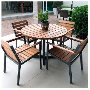 Garden Round Table & Chairs