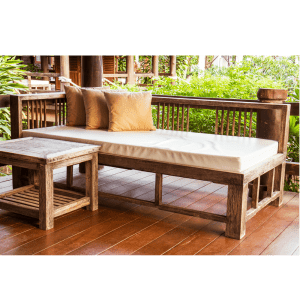 Outdoor Bench With Cushion