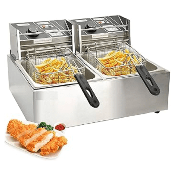 Premier Double Deep Fryer 6+6L