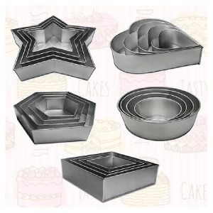 Cake Tins Set of 4pcs